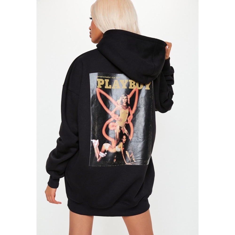 Playboy x Misguided Oversized Hoodie